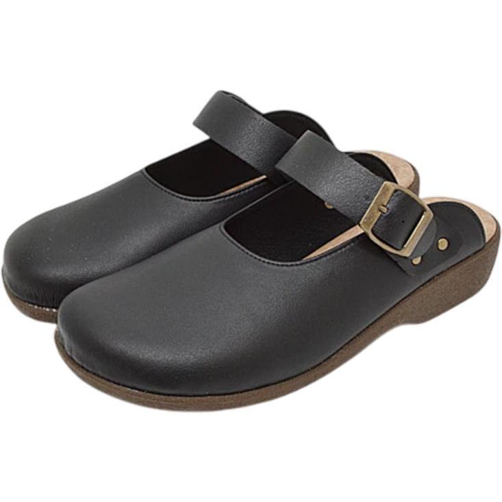 日本製 サンダル レディース クッション サボサンダル 前ふさがり つっかけ 黒 ウェッジソール 靴 歩きやすい おしゃれ コンフォート 母の日 nc6884 | Santa Barbara Polo & Racquet Club | 13