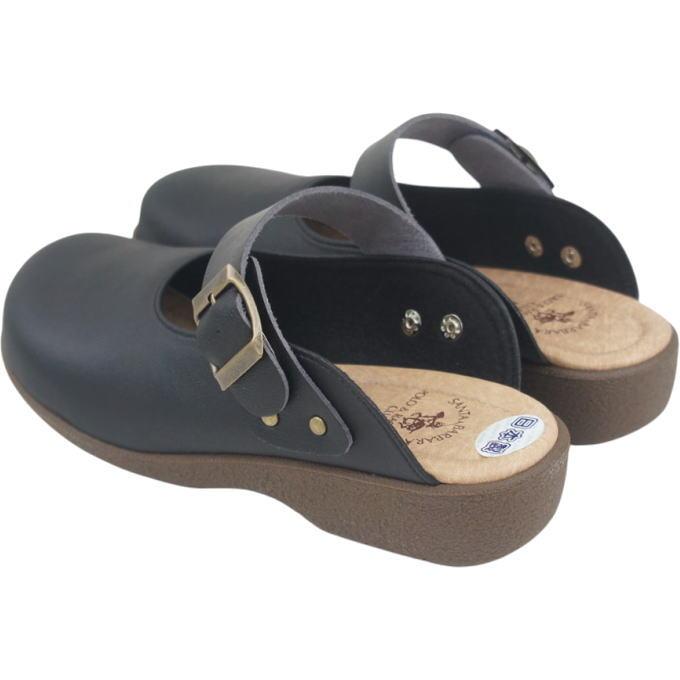 日本製 サンダル レディース クッション サボサンダル 前ふさがり つっかけ 黒 ウェッジソール 靴 歩きやすい おしゃれ コンフォート 母の日 nc6884 | Santa Barbara Polo & Racquet Club | 15