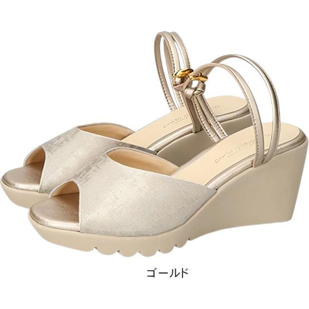 サンダル レディース ストラップ ミュール 2way 低反発 ウェッジソール 厚底 かかとあり かかと付き かかとなし つっかけ 外反母趾 日本製 nc92318 |  | 02