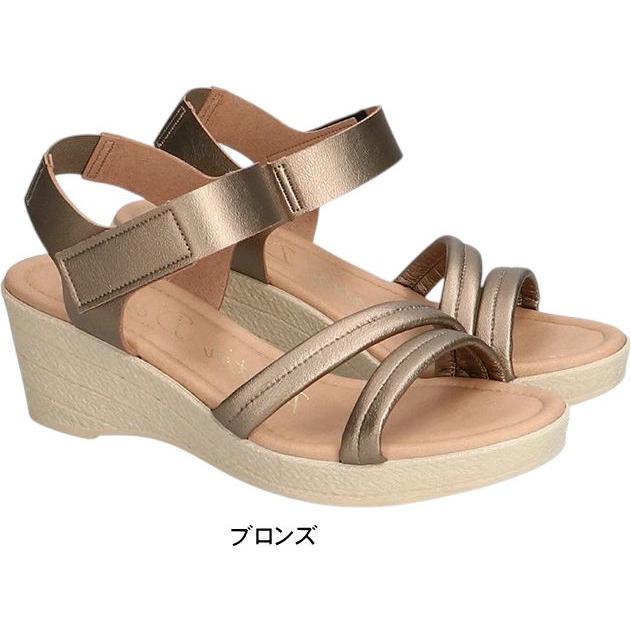 サンダル レディース 厚底かかと付き ウェッジソール ゴムストラップ パルティエダボール 日本製 オフィス 靴 nc92553 |  | 03