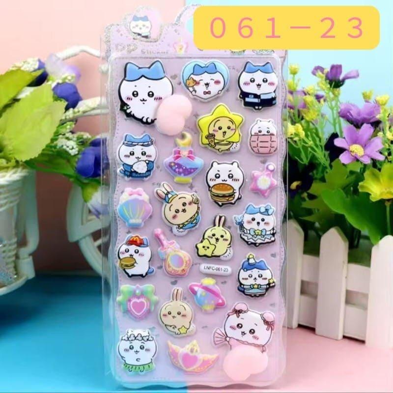 ちいかわ キャラクター おしりシール ぷくぷくシール 可愛い 3D 立体 シール 立体 手帳シール 3D クリア シール ぷっくり メール便 osh3 |  | 03