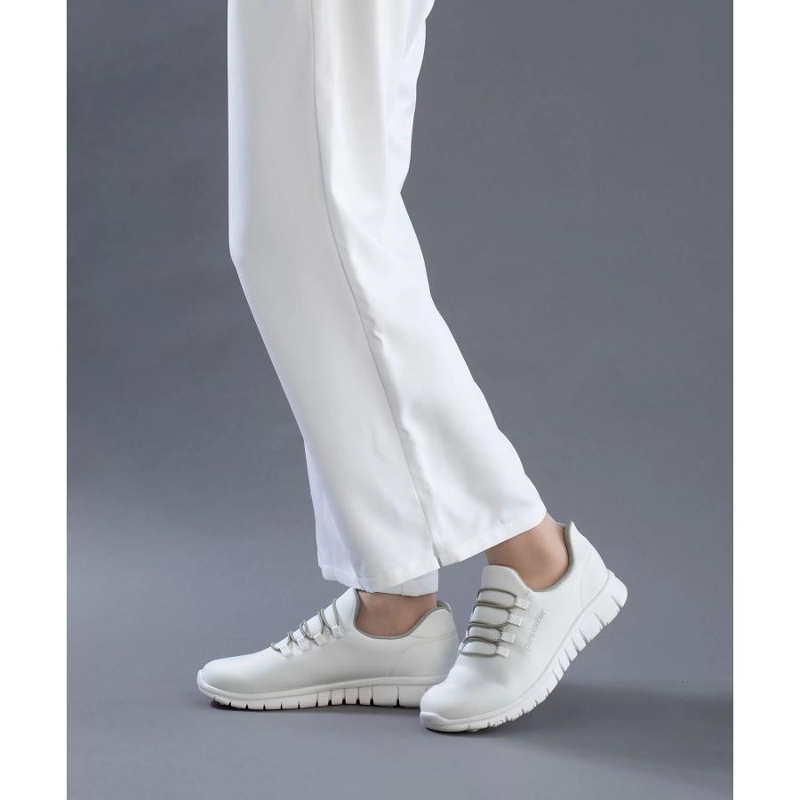 スッポリ履けて楽ちん 今話題の ハンズフリー スニーカー レディース スリッポン ピュアウォーカー pure walker 軽量 シューズ 靴 運動靴 ウォーキング pw1501 | pure walker | 08