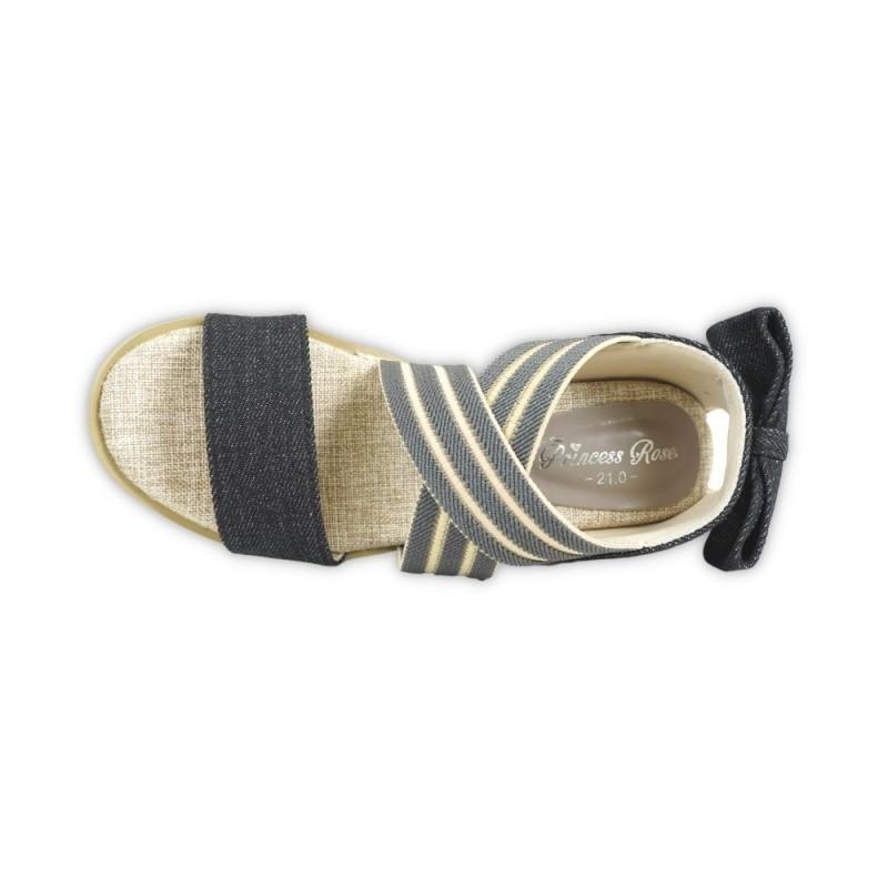 バックリボン サンダル ストラップ ウエッジ ソール ヒール フットベット ゴム バンド 女の子 ガール ガーリー 子供 キッズ ジュニア rio43633 |  | 07