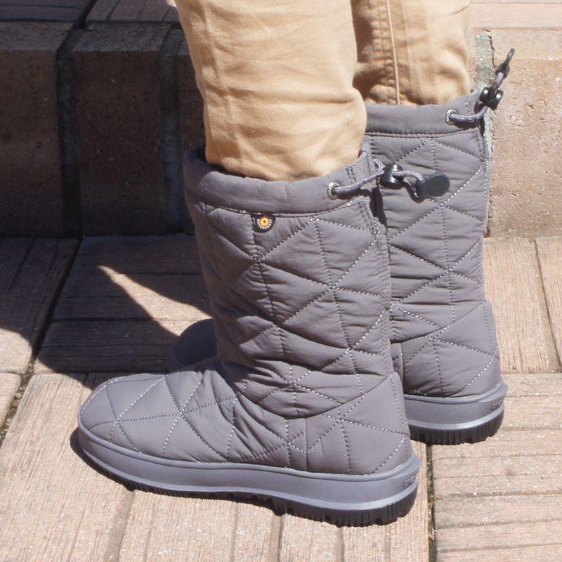 【送料無料】ショートブーツ レディース スノーデイ ミッド W DAY MID 防水 キルティング ウィンターブーツ あったかい スノーブーツ 雪 ぺたんこ シューズ 靴 BOGS ボグス roybog72238 BOGS（ボグス） ショートブーツ レディース スノーデイ ミッド W
