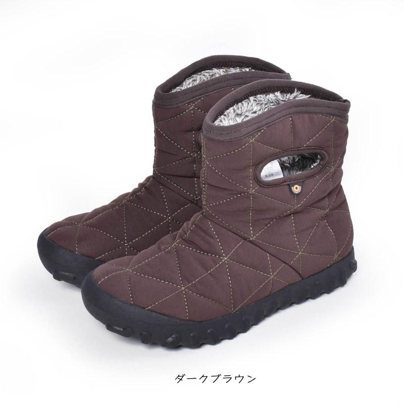 BOGS（ボグス） ショートブーツ レディース B-MOC SHORT 防水 ファー