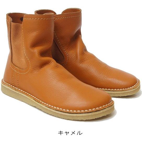 ショート ブーツ レディース サイドゴア ペコス チャッカー 本革 レザー 牛 皮 ぺたんこ くしゅ クシュ モーイ MOOI！ roymf146 送料無料 |  | 03