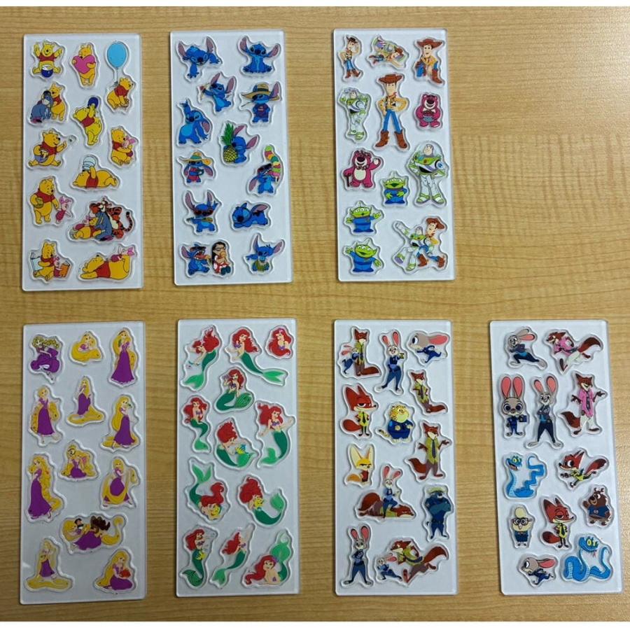 ディズニー キャラクター ダイカットシール ズートピア トイストーリー スティッチ くまのプーさん アリエル ラプンツェル ミッキー ミニー メール便 sddc1 |  | 10