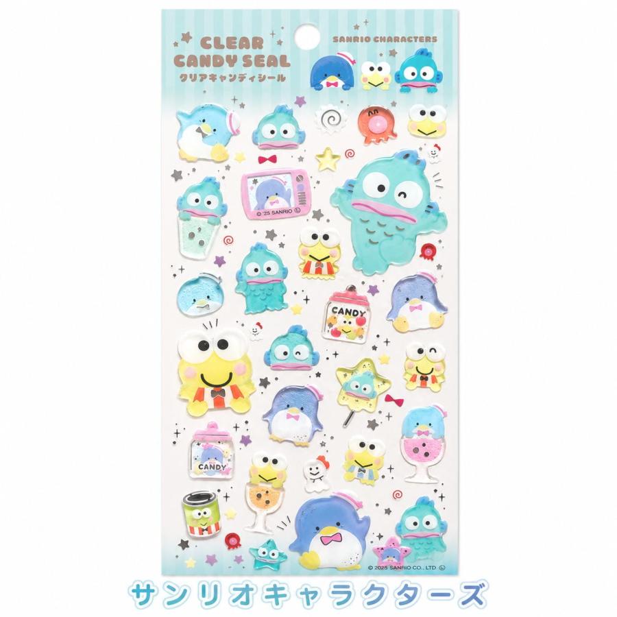 サンリオキャラクターズ クリアキャンディシール ハローキティ マイメロディ クロミ ポムポムプリン シナモロール ハンギョドン ケロッピ メール便 sdsaccs |  | 03