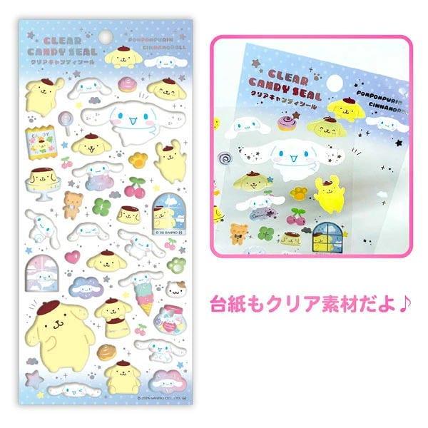 サンリオキャラクターズ クリアキャンディシール ハローキティ マイメロディ クロミ ポムポムプリン シナモロール ハンギョドン ケロッピ メール便 sdsaccs |  | 06