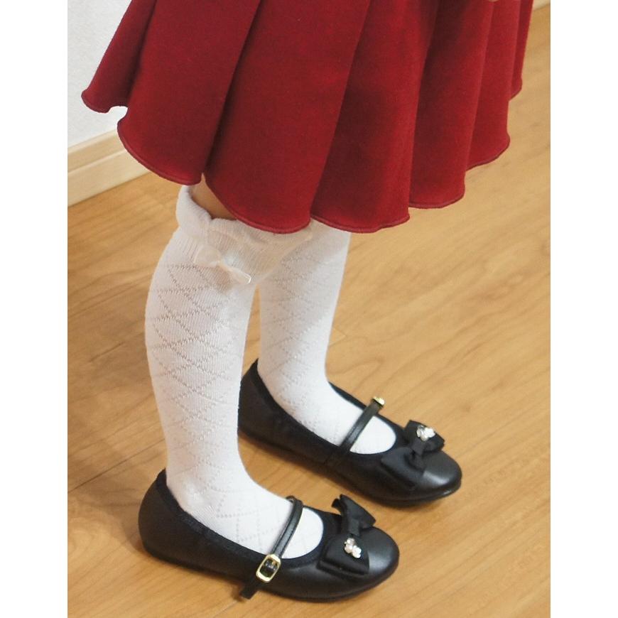 パンプス キッズ ジュニア 子供 靴 ローカット フラットシューズ 黒 ブラック 白 ホワイトフォーマル ピアノ発表会 結婚式 入学式 入園式 卒園式 sm356 |  | 16