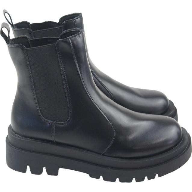 レディース ブーツ サイドゴア エンジニア ショートブーツ 厚底ブーツ プラットフォーム ワークブーツ 歩きやすい ローヒール sm5201 |  | 11