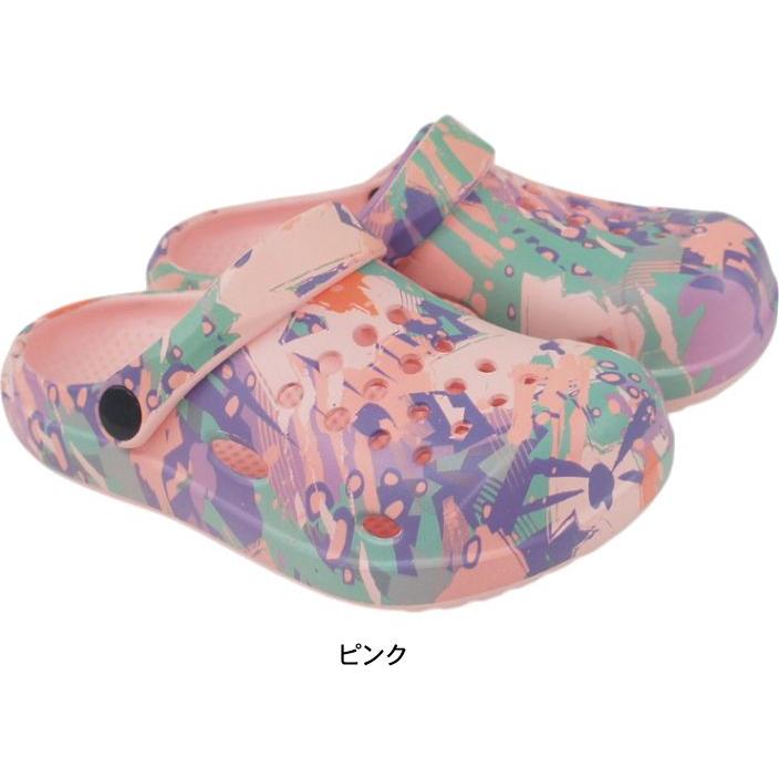 子供 キッズ ジュニア サボ サンダル クロッグ EVA 女の子 花柄 ベルト