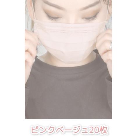 カラーマスク 不織布 血色マスク 1箱 50枚 在庫あり 耳が痛くならない 平ゴム 使い捨て 3層構造 大人用 女性用 男性用 高密度フィルター ウイルス 花粉 szcfmsk |  | 06