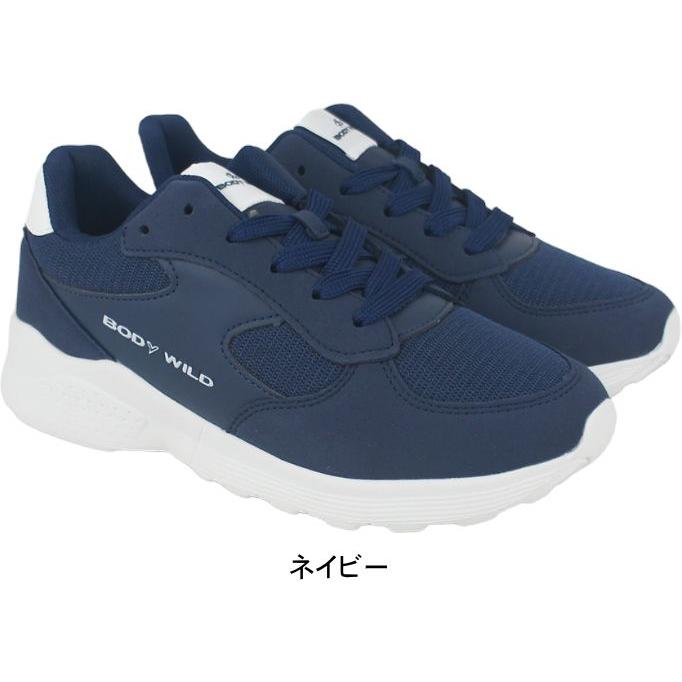 スニーカー レディース 靴 軽量 軽い 疲れない シューズ おしゃれ ヒモ ひも 紐 履きやすい 歩きやすい 母の日 ボディワイルド BODY WILD tabls5575 | BODY WILD | 02