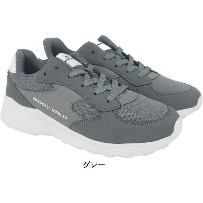 スニーカー レディース 靴 軽量 軽い 疲れない シューズ おしゃれ ヒモ ひも 紐 履きやすい 歩きやすい 母の日 ボディワイルド BODY WILD tabls5575 | BODY WILD | 03