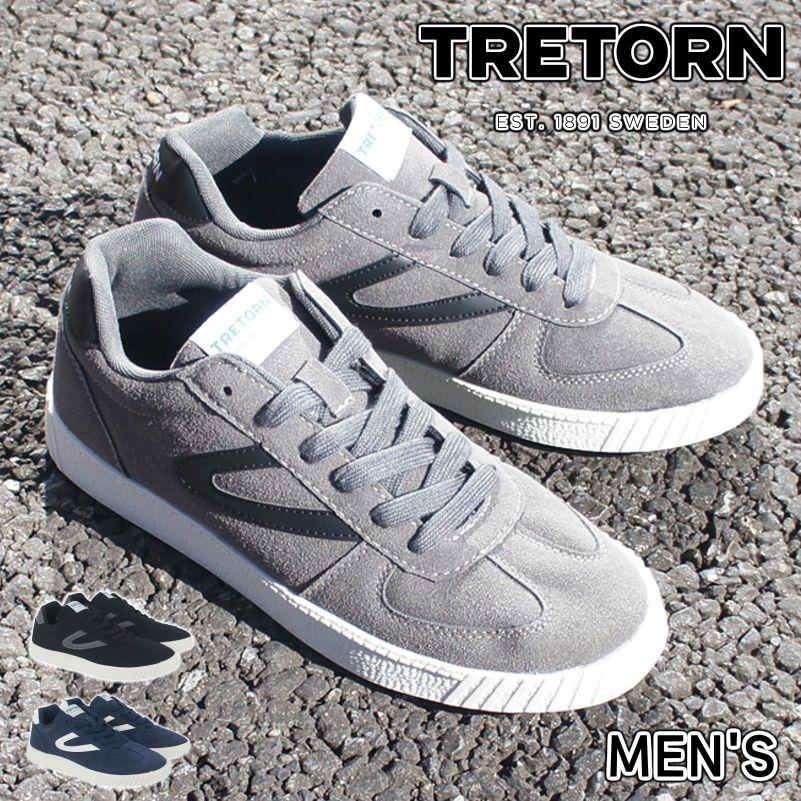 Tretorn（トレトン） スニーカー メンズ 黒 ブラック グレー ネイビー
