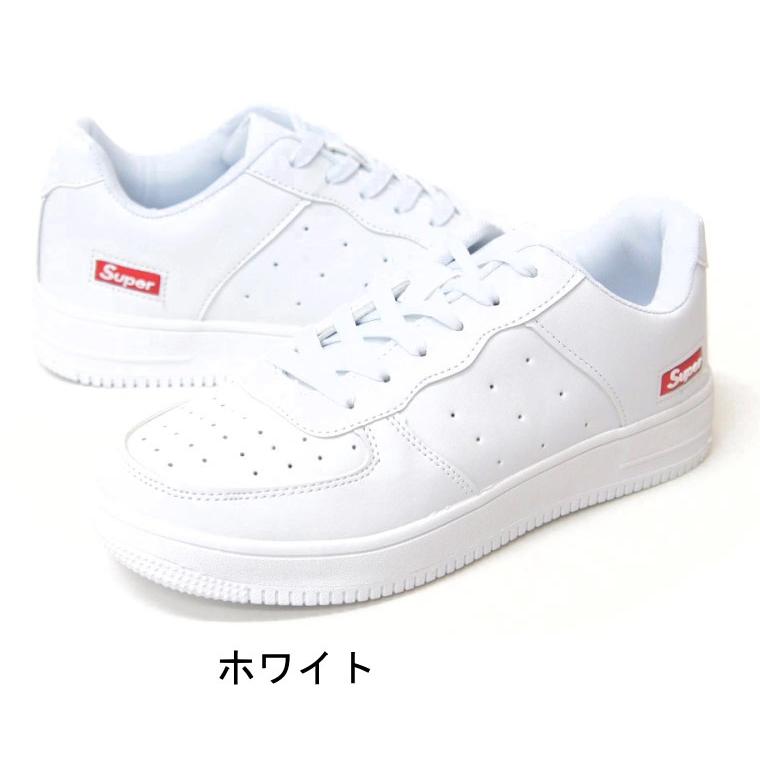 Super スニーカー メンズ ローカット LOW CUT 合皮 ひも 紐 ブラック 黒 バスケット バッシュ ウォーキング コート フィットネス 作業靴 男性 tk29618 |  | 07