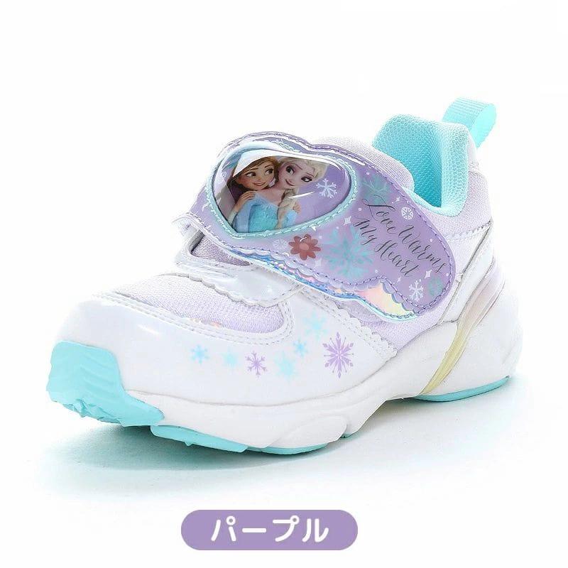 アナと雪の女王 光る靴 ムーンスター キッズ スニーカー 女の子 アナ