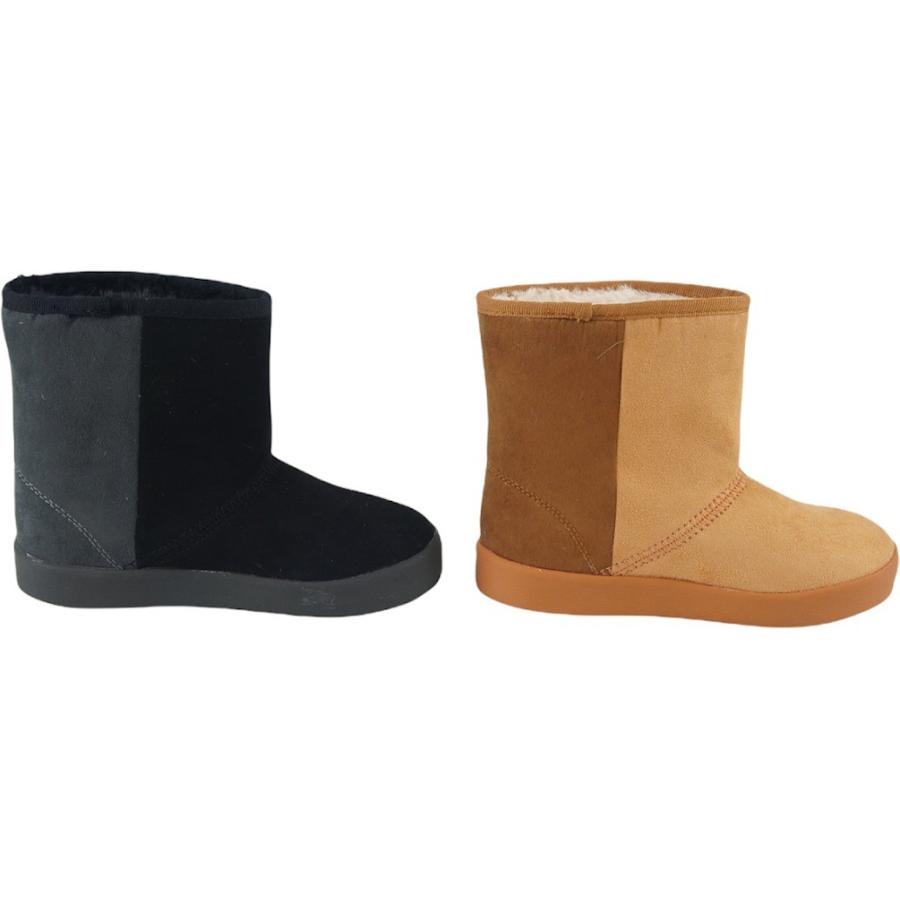 再販無し ムートンブーツ ハイテック HI-TEC 男の子 女の子 子供靴 キッズ ジュニア スノーブーツ ウインターブーツ 防水 防寒  コンビカラー tmhtkid32 | HI-TEC | 07