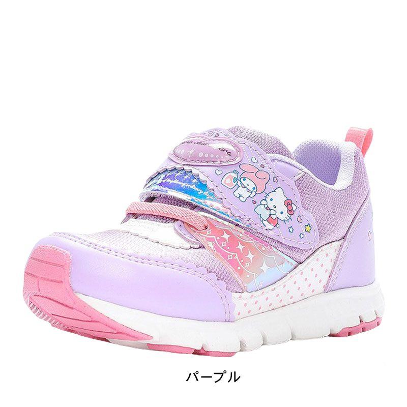 sanrio サンリオ キッズスニーカー ピンク パープル サックス