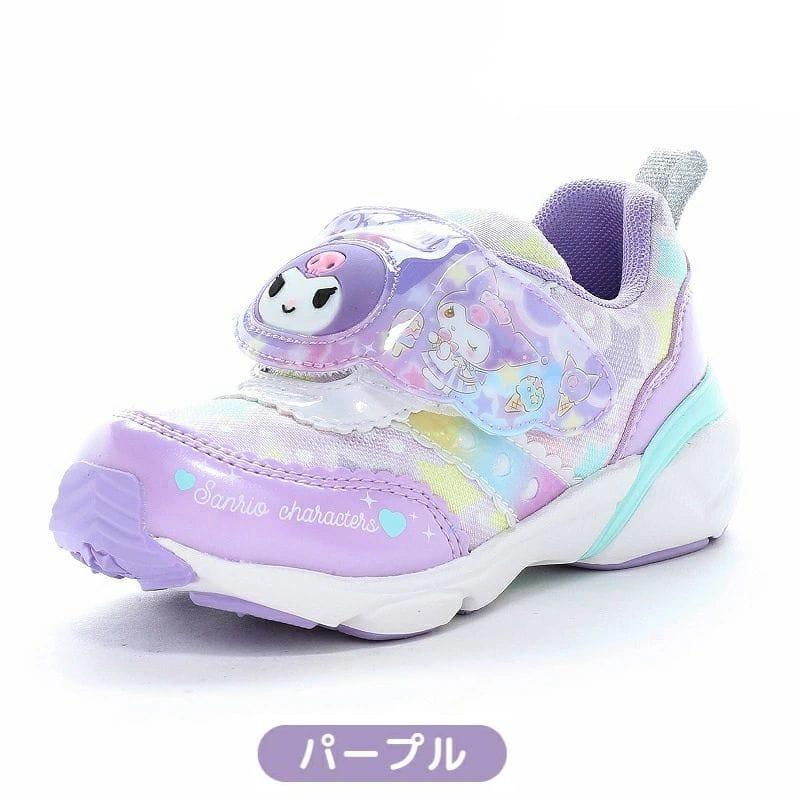 サンリオ ハローキティ シナモロール クロミ ポムポムプリン 子供靴 キッズ スニーカー SA C040 ピンク サックス パープル ベージュ ムーンスター tmsac040le | sanrio | 01