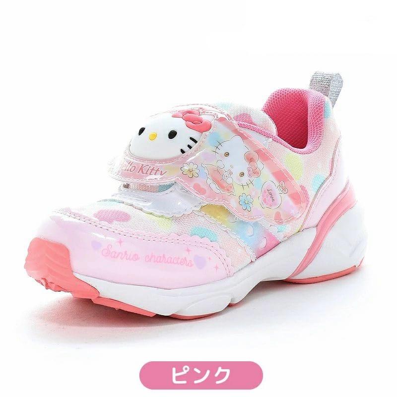 サンリオ ハローキティ シナモロール クロミ ポムポムプリン 子供靴 キッズ スニーカー SA C040 ピンク サックス パープル ベージュ ムーンスター tmsac040le | sanrio | 02