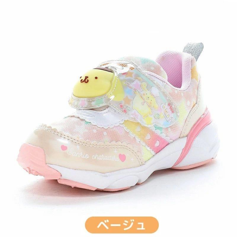 サンリオ ハローキティ シナモロール クロミ ポムポムプリン 子供靴 キッズ スニーカー SA C040 ピンク サックス パープル ベージュ ムーンスター tmsac040le | sanrio | 04