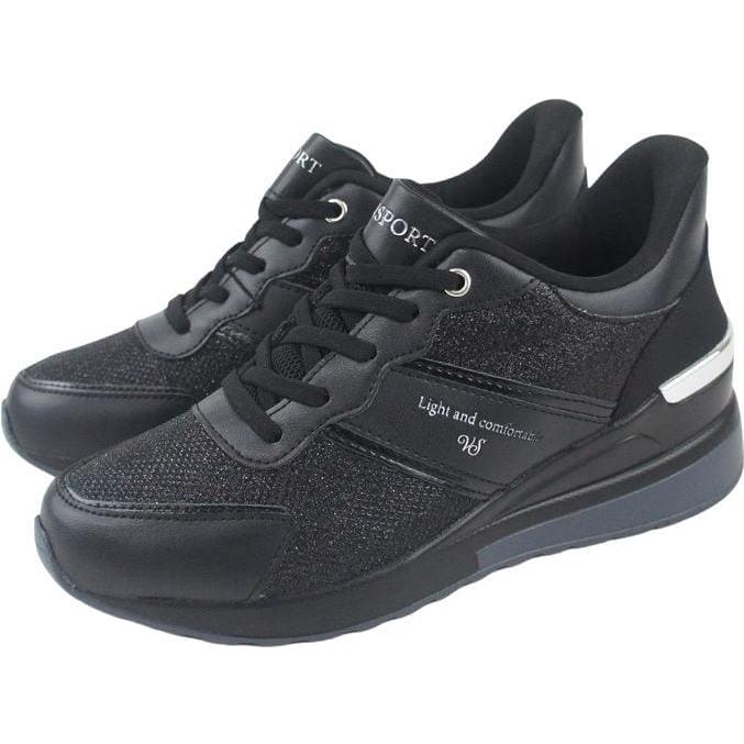 手を使わずに履ける ハンズフリー スニーカー ウエッジソール 美脚 ブラック ホワイト レディース スリッポン ヴァンスポーツ VANSPORT VA403 van403 |  | 07