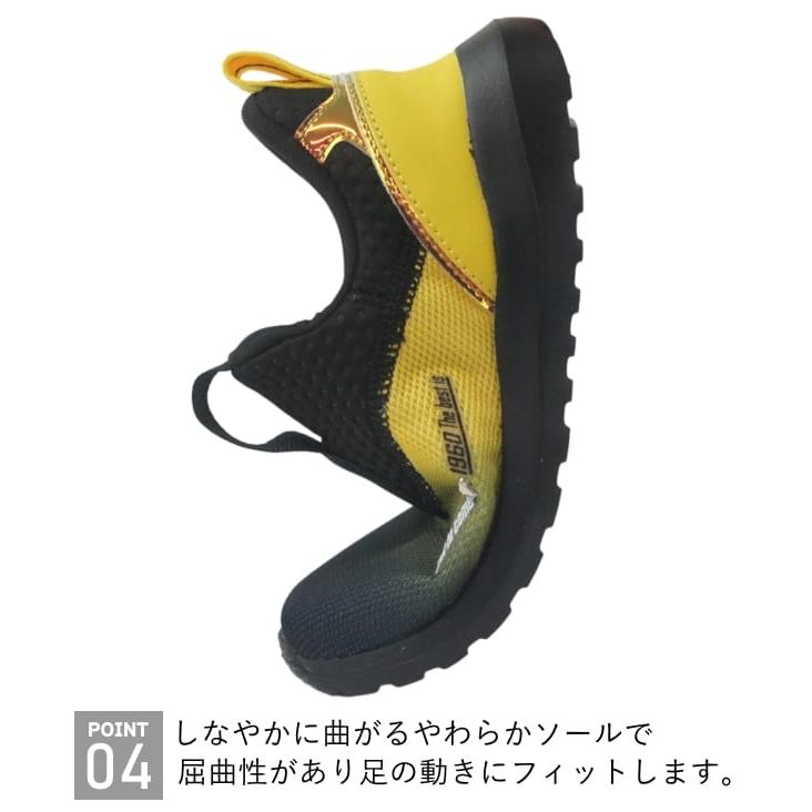 手を使わずに履ける 秒で履けるスニーカー ブラック 19cm〜23cm キッズ ジュニア 男の子 スリッポン スリップイン ヴァンスポーツ VANSPORT van703 |  | 06