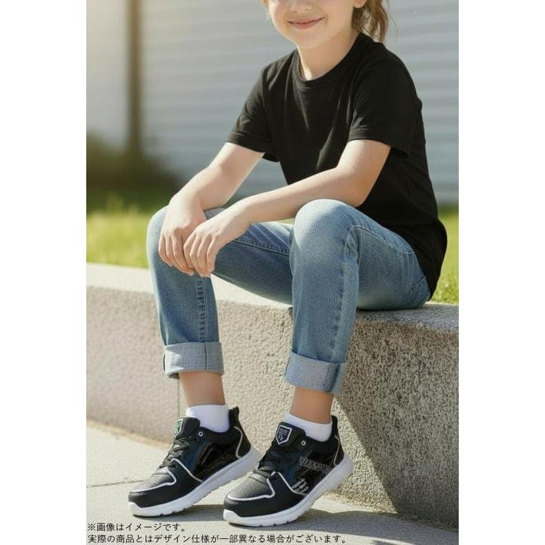 手を使わずに履ける 秒で履けるスニーカー ブラック ホワイト 19cm〜23cm キッズ ジュニア 女の子 スリッポン スリップイン ヴァンスポーツ VANSPORT van705 |  | 11