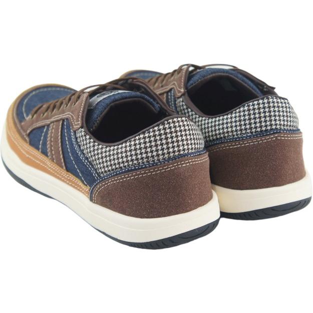 スニーカー メンズ ひも レースアップ ウォーキング カジュアル おしゃれ 靴 デニム HERROS ハーロス 父の日 敬老の日 プレゼント vanhr6001 | HERROS | 06