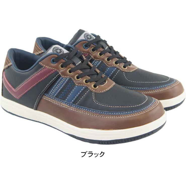 スニーカー メンズ ひも レースアップ ウォーキング カジュアルシューズ おしゃれ 靴 HERROS ハーロス 父の日 敬老の日 プレゼント vanhr6003 | HERROS | 04