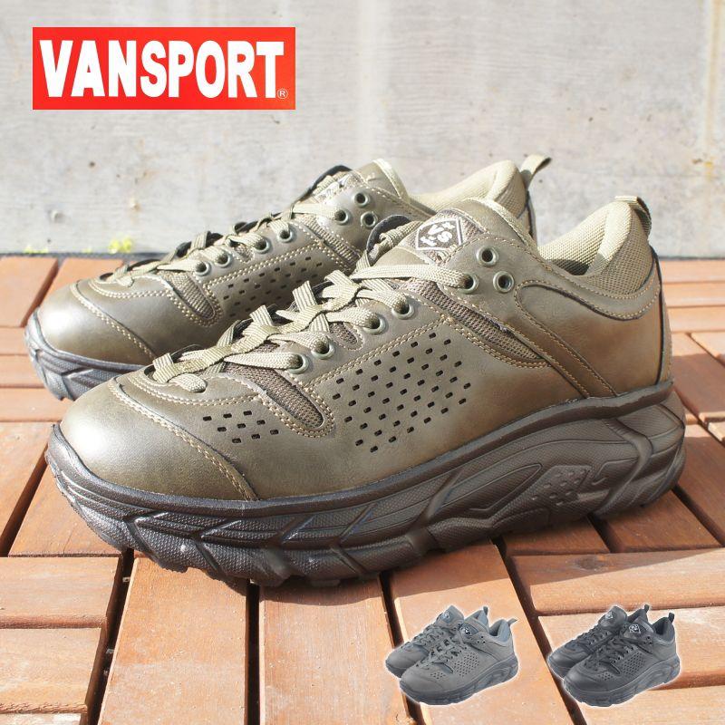 スニーカー メンズ ダットスニーカー ボリュームスニーカー 厚底 クッション 歩きやすい ブラック  黒 ひも靴 VAN SPORT ヴァンスポーツ バンスポーツ vanva3000 | 