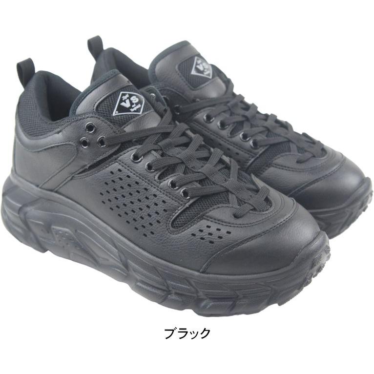 スニーカー メンズ ダットスニーカー ボリュームスニーカー 厚底 クッション 歩きやすい ブラック  黒 ひも靴 VAN SPORT ヴァンスポーツ バンスポーツ vanva3000 |  | 04