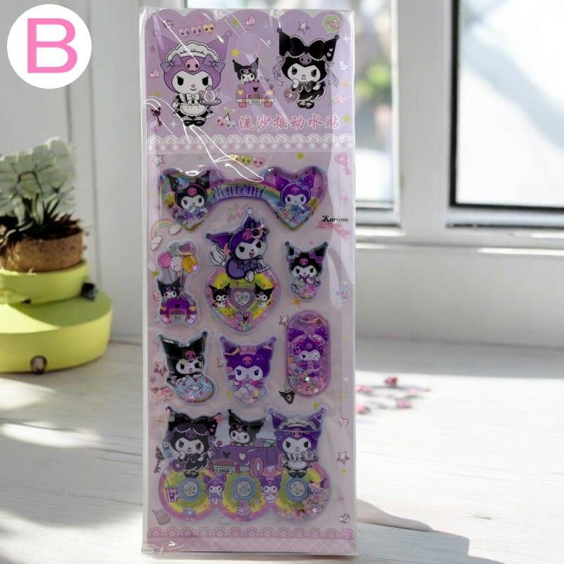 サンリオ キャラクター ウォーターシール ぷくぷくシール 可愛い 3D 立体 シール 立体 手帳シール 3D クリア シール ぷっくり メール便 water1 |  | 02