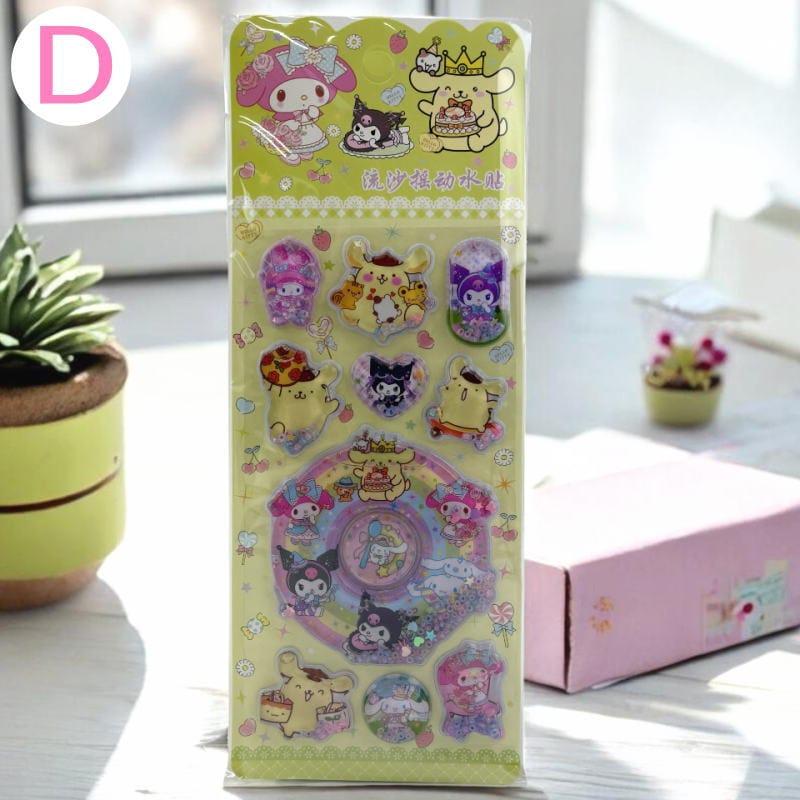 サンリオ キャラクター ウォーターシール ぷくぷくシール 可愛い 3D 立体 シール 立体 手帳シール 3D クリア シール ぷっくり メール便 water1 |  | 04