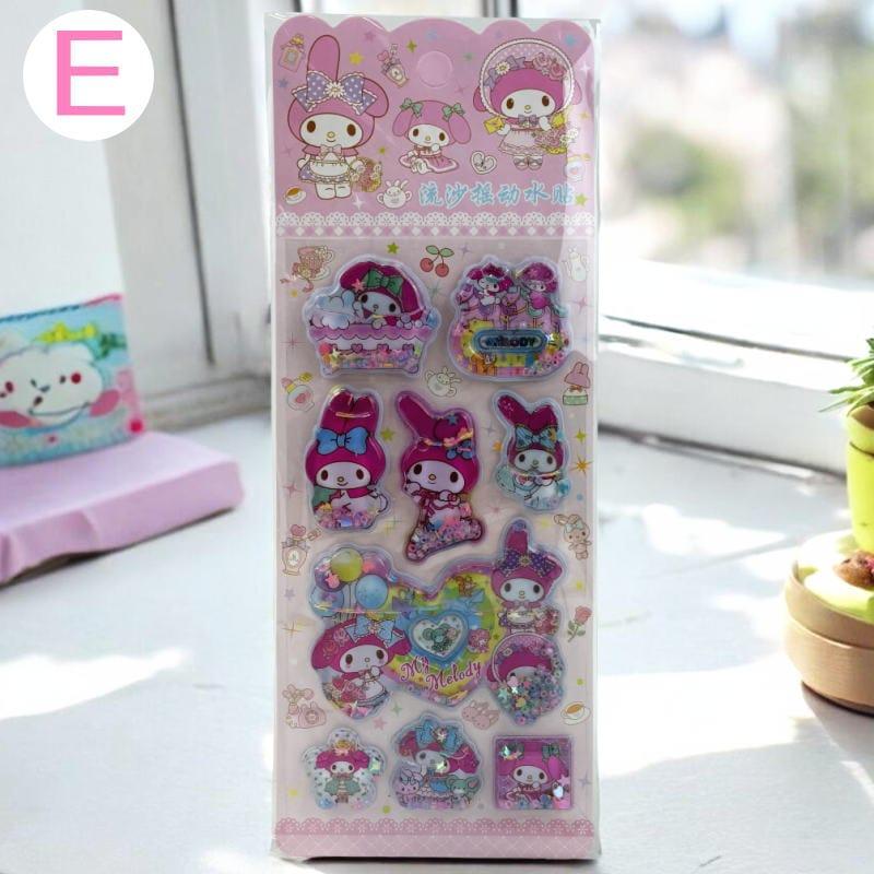 サンリオ キャラクター ウォーターシール ぷくぷくシール 可愛い 3D 立体 シール 立体 手帳シール 3D クリア シール ぷっくり メール便 water1 |  | 05