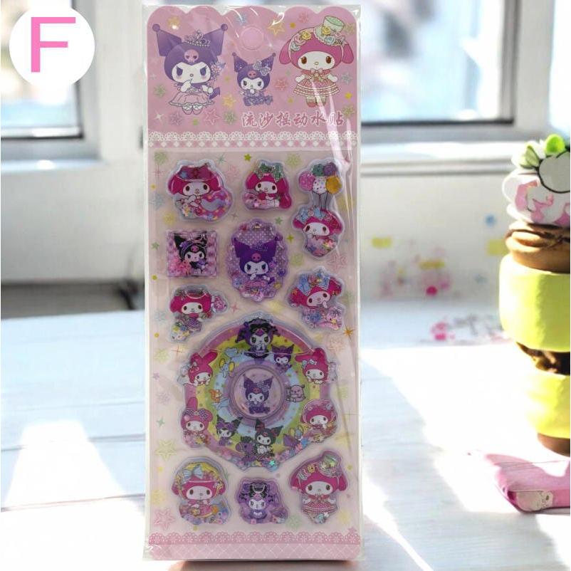 サンリオ キャラクター ウォーターシール ぷくぷくシール 可愛い 3D 立体 シール 立体 手帳シール 3D クリア シール ぷっくり メール便 water1 |  | 06