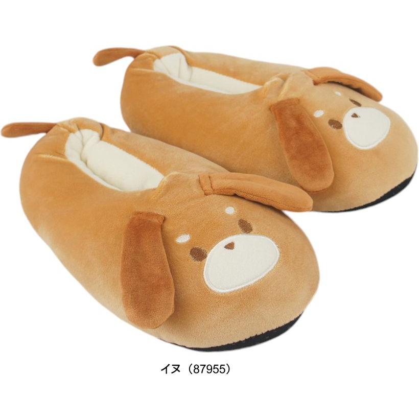 もっちもち アニマルルームスリッパ ウサギ クマ ミケネコ クロネコ