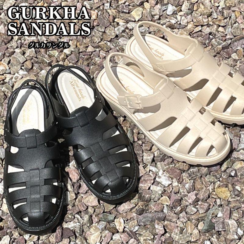 グルカサンダル レディース ローヒール ぺたんこ やわらかい 痛くない