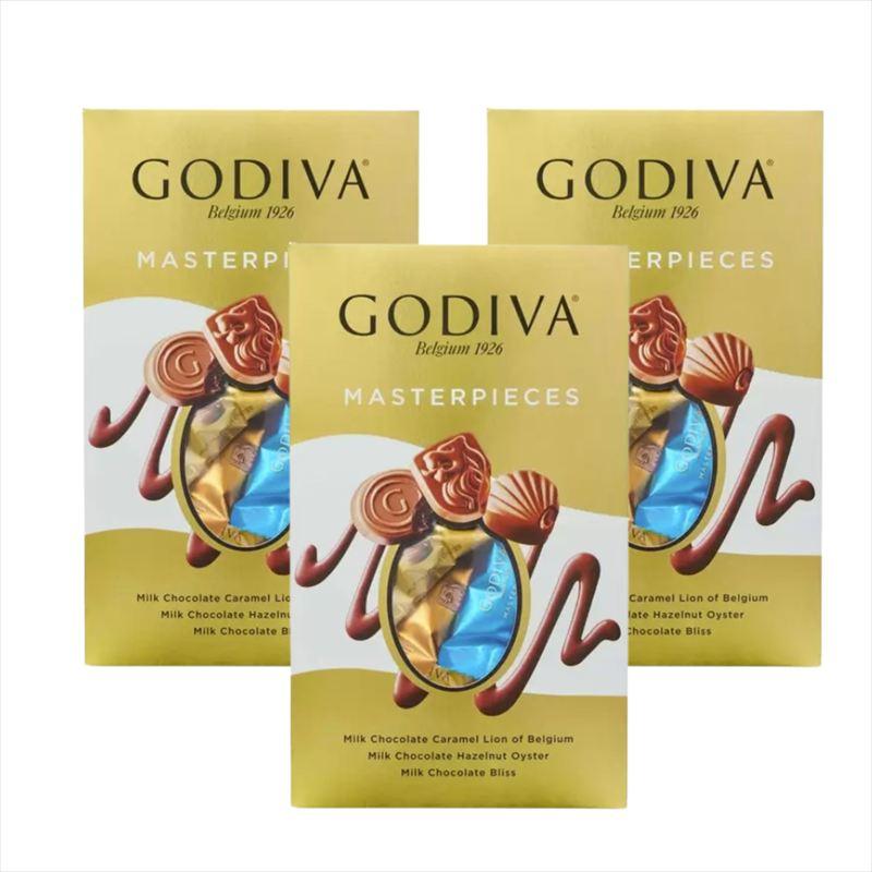 【新品未開封】ゴディバ　GODIVA 豪華3点セット　匿名配送　送料無料 ゴディバ GODIVA マスターピース アソートボックス 360g 3種類 3