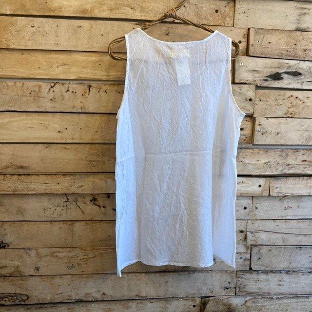 アイボリー タンクトップ サイズ0 コットン100% ピンクピンクピンク PINK PINK PINK コットン100％胸元レース