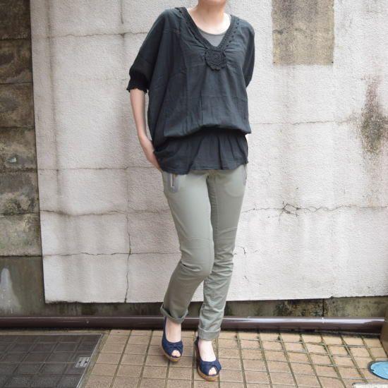 SACK'S(サックス) ミリタリーストレートパンツ オイルグリーン |  | 05