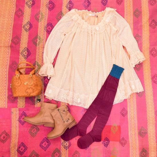 EYE DOLL from L.A アイドール　ROMANCE TUNIC ロマンスチュニック オフホワイト | 