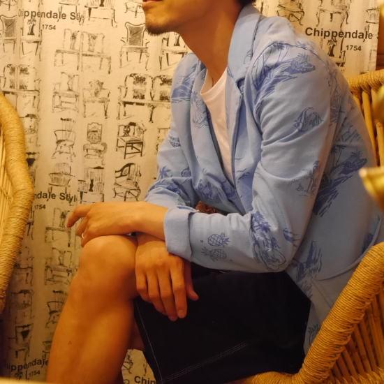 RIDING HIGH(ライディングハイ) ハワイアンビーチジャケット　ブルー | RIDING HIGH