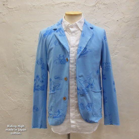 RIDING HIGH(ライディングハイ) ハワイアンビーチジャケット　ブルー | RIDING HIGH | 02