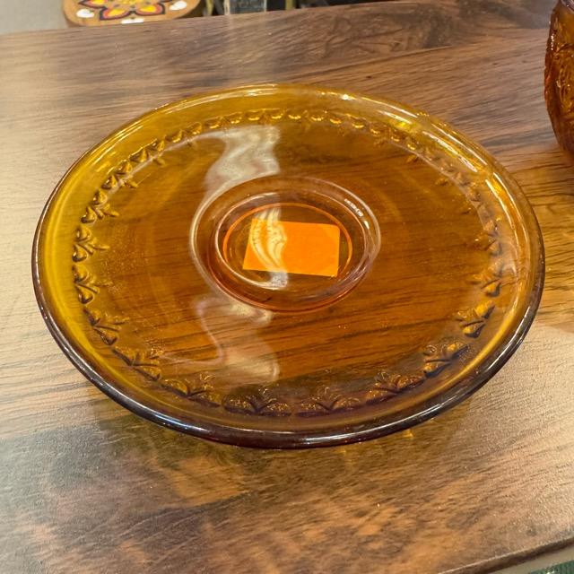 アンティークのガラス食器 東洋ガラス ティーカップ ＆ソーサー 6客セット 昭和レトロ