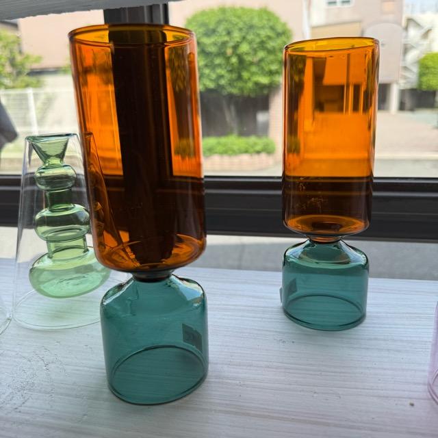 2wayカラーガラスベース　生花　ドライフラワー　花瓶　花　 |  | 04