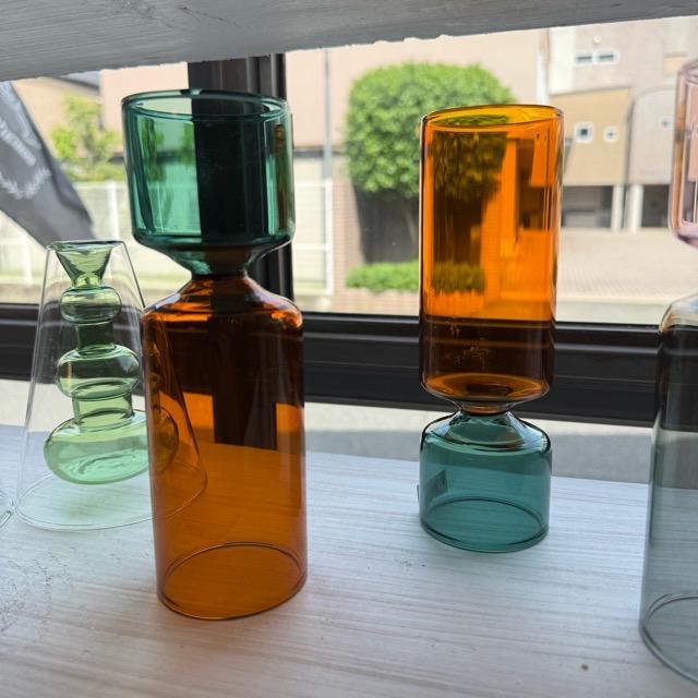 2wayカラーガラスベース　生花　ドライフラワー　花瓶　花　 |  | 05