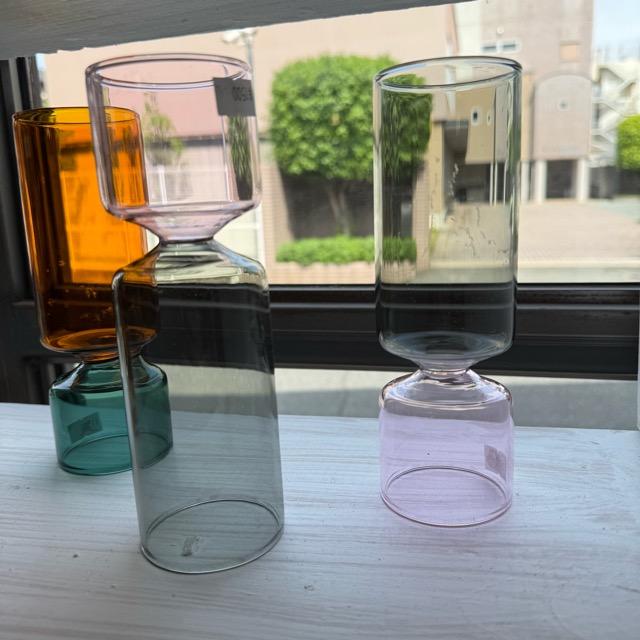 2wayカラーガラスベース　生花　ドライフラワー　花瓶　花　 |  | 06